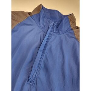 Ping Performance Windbreaker Pullover Men's M Blue Gray Short Sleeve Vented Golf